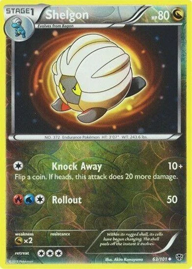 Shelgon #63 — Esplosione Plasma (Reverse Holo)