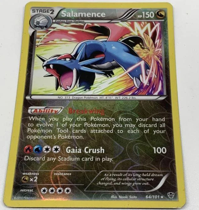 Salamence #64 — Esplosione Plasma (Reverse Holo)
