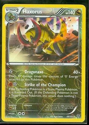 Haxorus #69 — Plasma Blast (Reverse Holo)