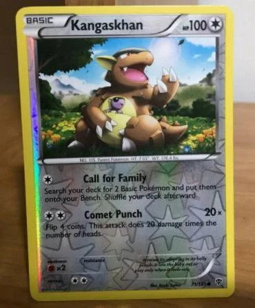 Kangaskhan #71 — Explosão de Plasma (Reverse Holo)