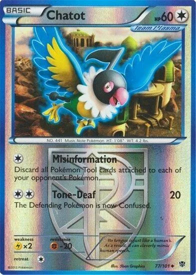 Chatot #77 — Esplosione Plasma (Reverse Holo)