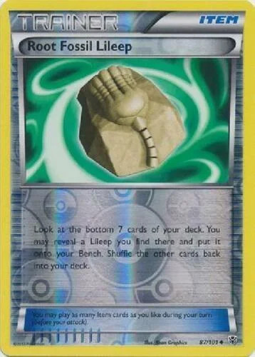 Wurzelfossil Liliep #87 — Plasma-Blaster (Reverse Holo)