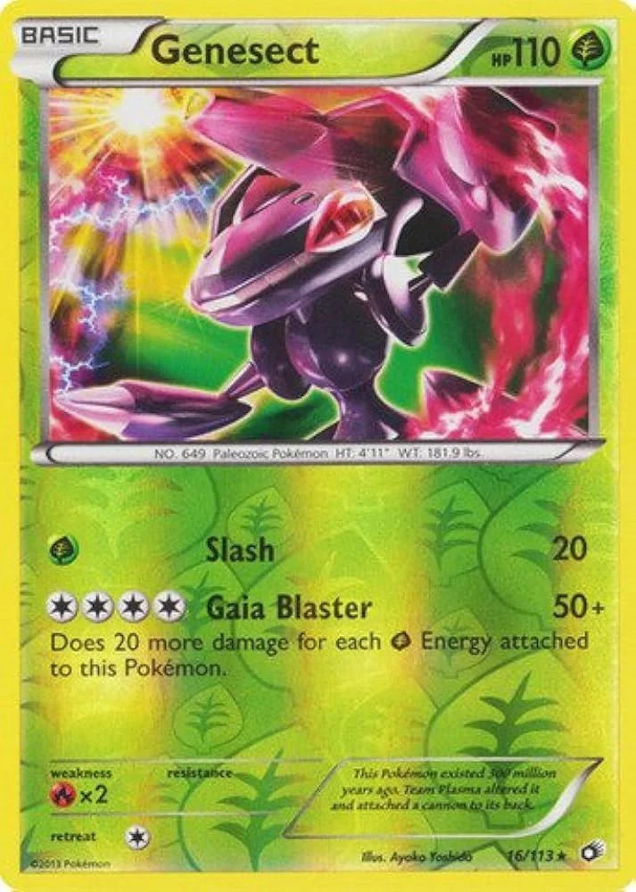Genesect #16 — Legendary Treasures (Reverse Holo)