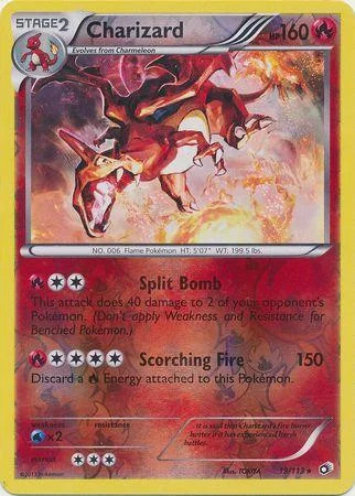 Charizard #19 — Legendary Treasures (Reverse Holo)