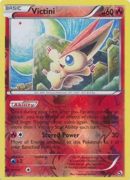 Victini #23 — Legendary Treasures (Reverse Holo)
