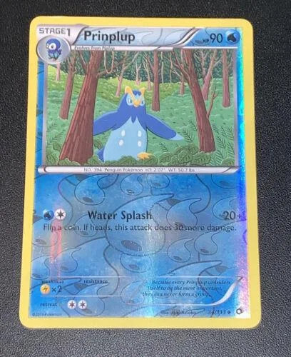 Prinplup #34 — Legendary Treasures (Reverse Holo)
