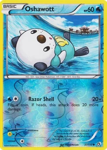 Oshawott #37 — Legendary Treasures (Reverse Holo)