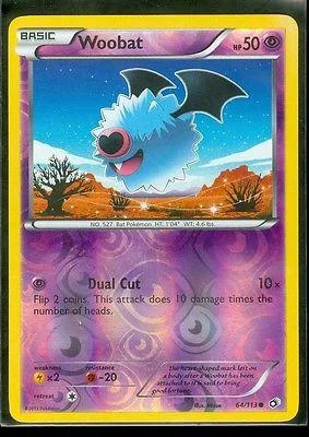 Woobat #64 — Tesouros Lendários (Reverse Holo)