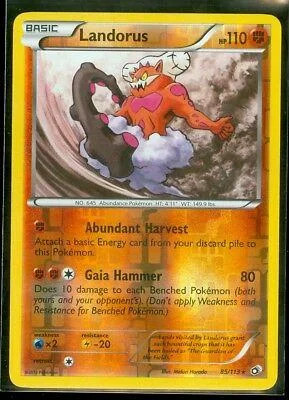 Landorus #85 — Legendary Treasures (Reverse Holo)