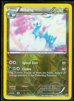 Altaria #92 — Legendary Treasures (Reverse Holo)