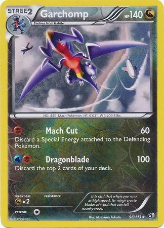 Garchomp #96 — Legendary Treasures (Reverse Holo)
