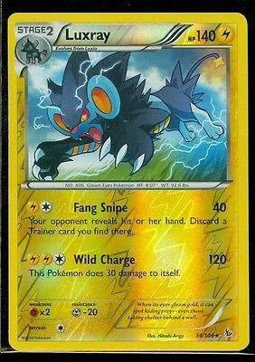 Luxray #34 — Fuoco Infernale (Reverse Holo)