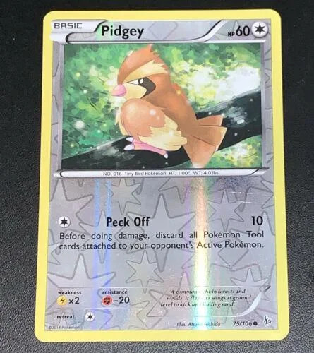 Pidgey #75 — Fuoco Infernale (Reverse Holo)