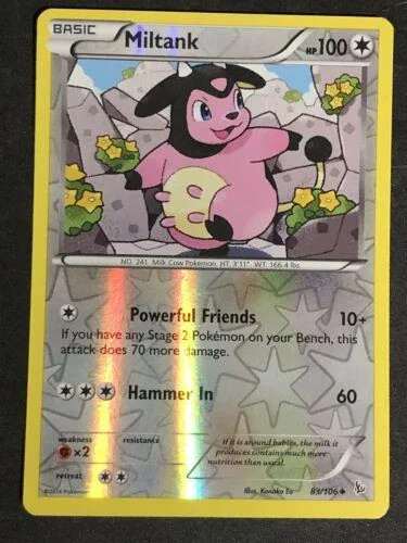 Miltank #83 — Flash de Fogo (Reverse Holo)