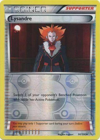 Lysandre #90 — Flash de Fogo (Reverse Holo)