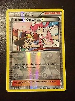Dama do Centro Pokémon #93 — Flash de Fogo (Reverse Holo)
