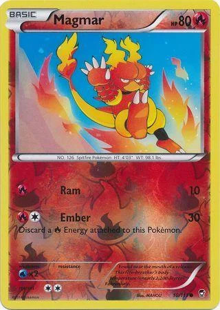 Magmar #10 — Furious Fists (Reverse Holo)