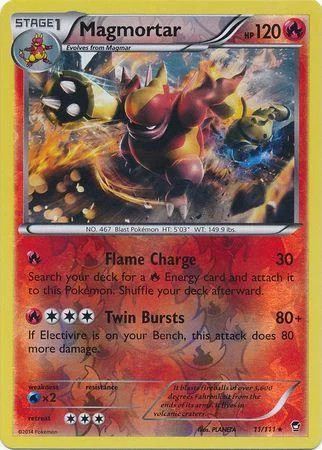 Magmortar #11 — Punhos Furiosos (Reverse Holo)