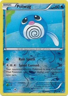 Poliwag #15 — Punhos Furiosos (Reverse Holo)