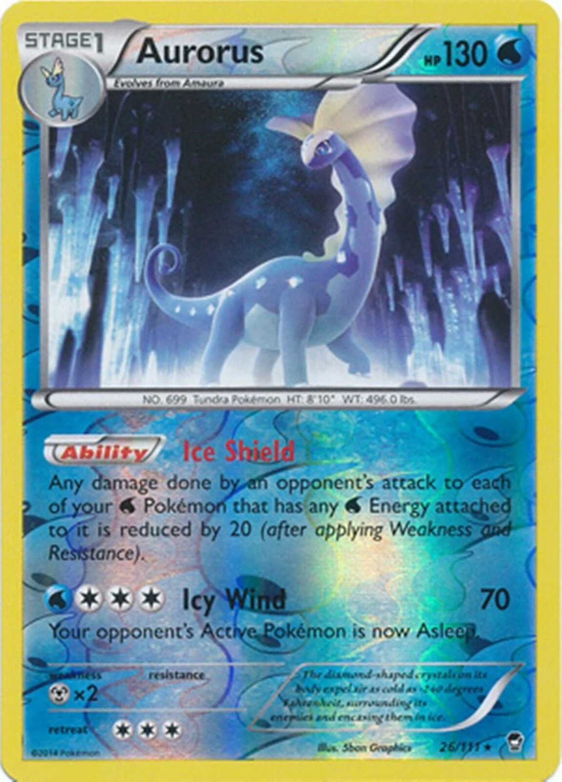 Aurorus #26 — Colpi Furiosi (Reverse Holo)