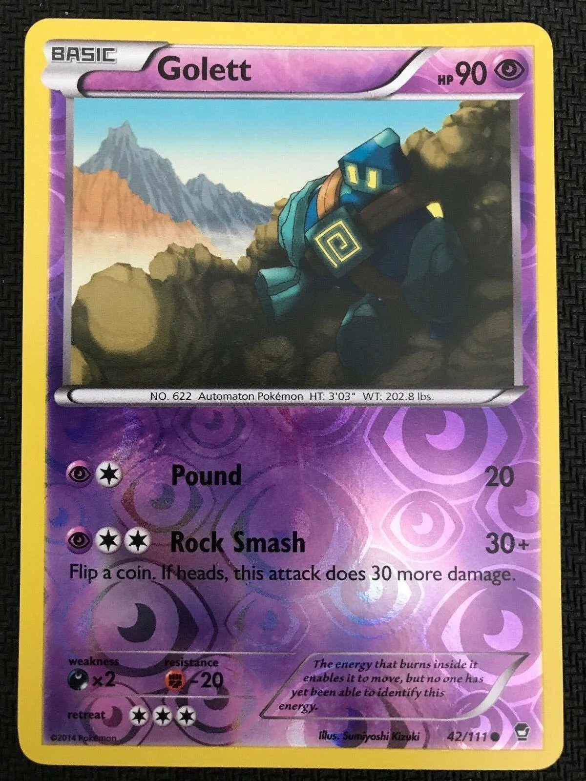 Golett #42 — Punhos Furiosos (Reverse Holo)