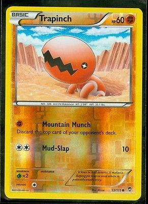 Trapinch #53 — Furious Fists (Reverse Holo)