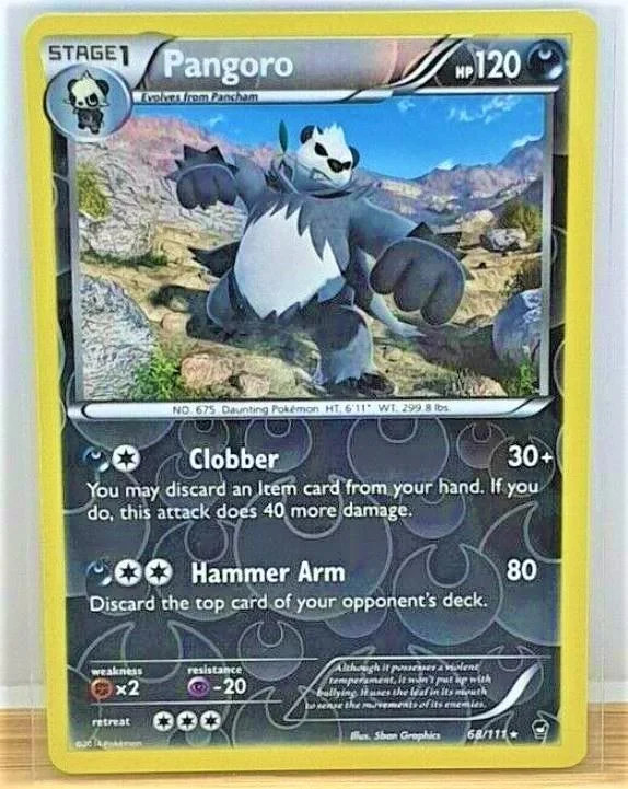 Pangoro #68 — Punhos Furiosos (Reverse Holo)