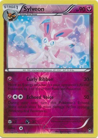 Sylveon #72 — Punhos Furiosos (Reverse Holo)