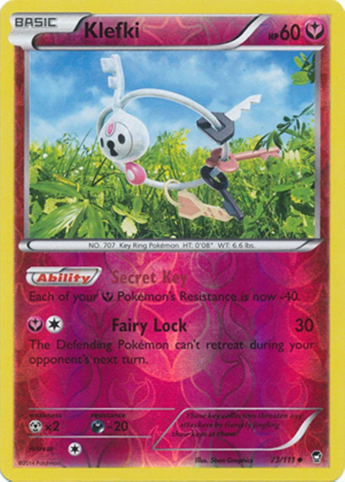 Klefki #73 — Colpi Furiosi (Reverse Holo)