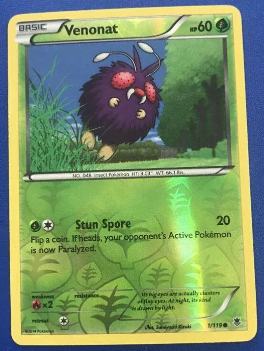 Venonat #1 — Forze Spettrali (Reverse Holo)