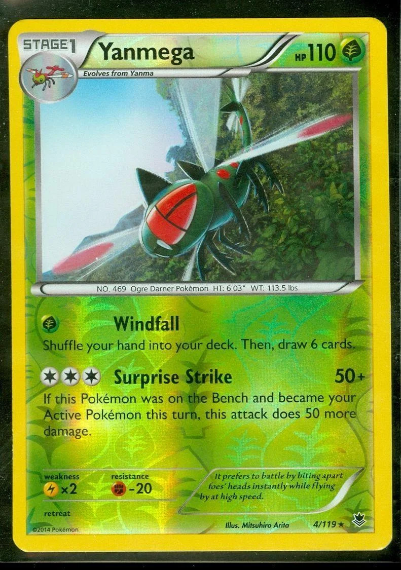 Yanmega #4 — Forze Spettrali (Reverse Holo)