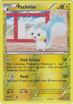 Pachirisu #25 — Forze Spettrali (Reverse Holo)