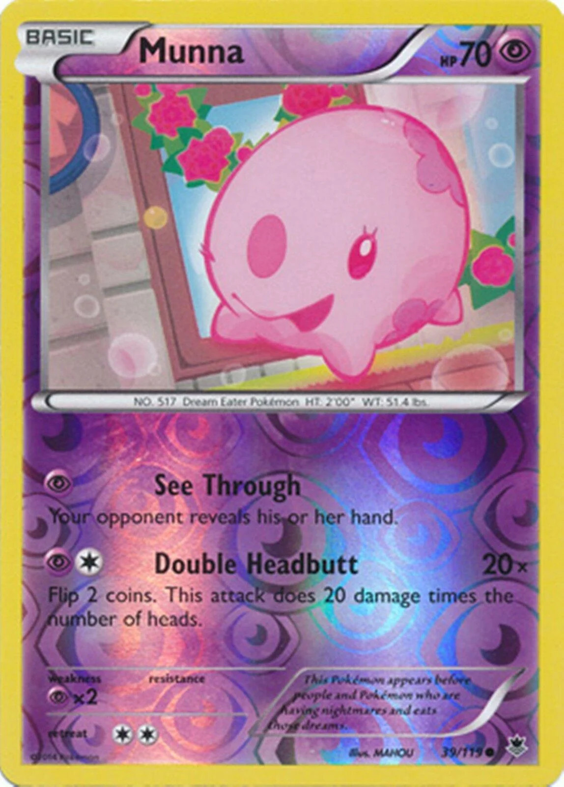 Munna #39 — Forze Spettrali (Reverse Holo)