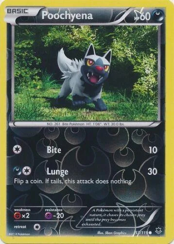 Poochyena #53 — Forze Spettrali (Reverse Holo)