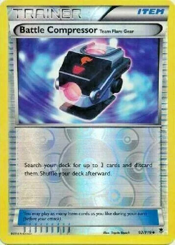 Compressor de Batalha – Equipamento da Equipe Flare #92 — Força Fantasma (Reverse Holo)