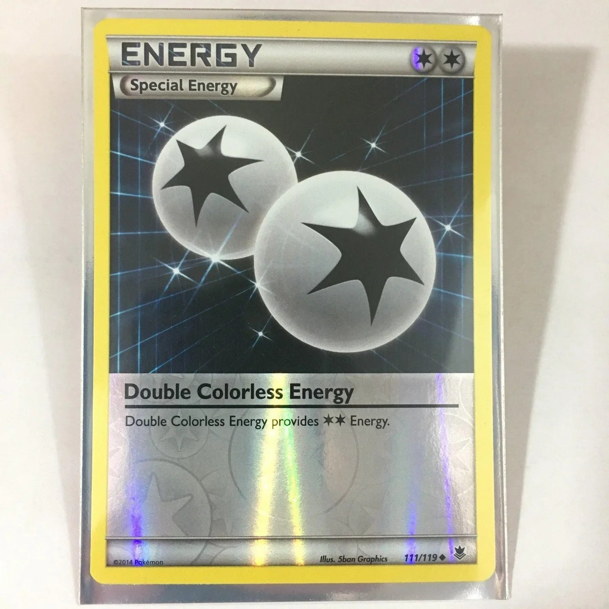 Double Colorless Energy #111 — Phantom Forces (Reverse Holo)