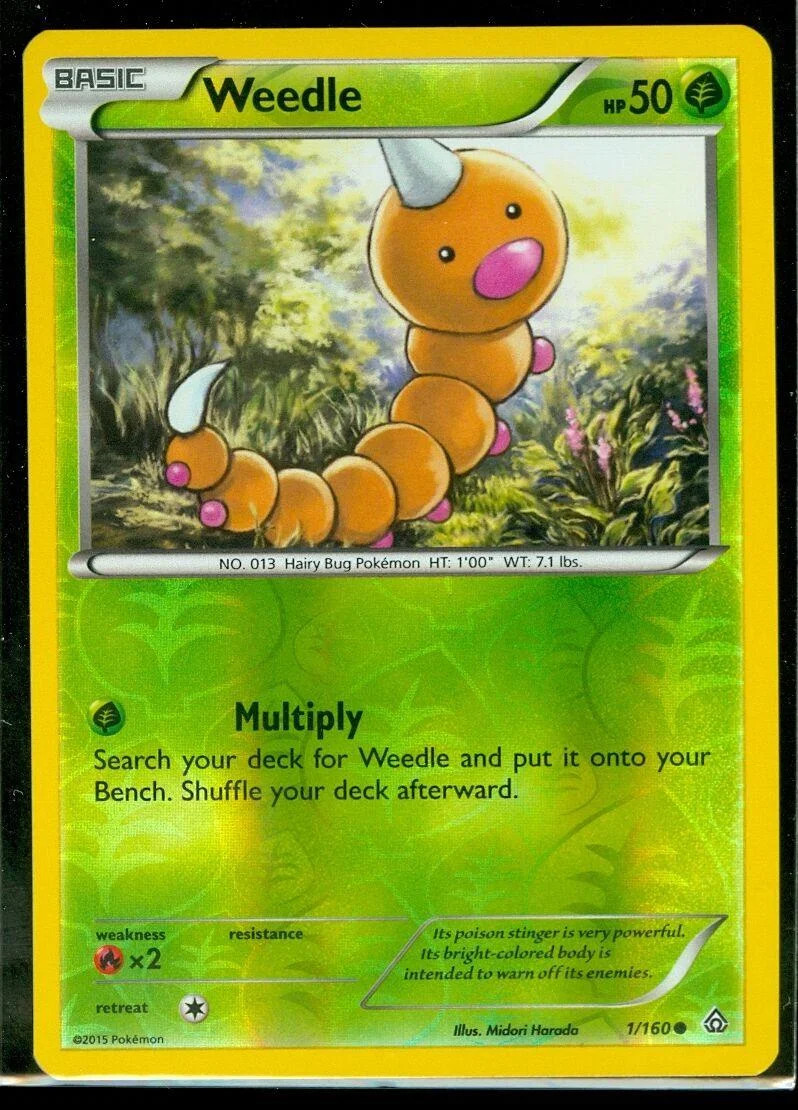 Weedle #1 — Conflito Primitivo (Reverse Holo)