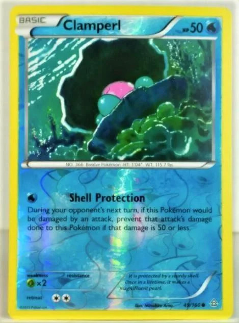 Clamperl #49 — Scontro Primordiale (Reverse Holo)