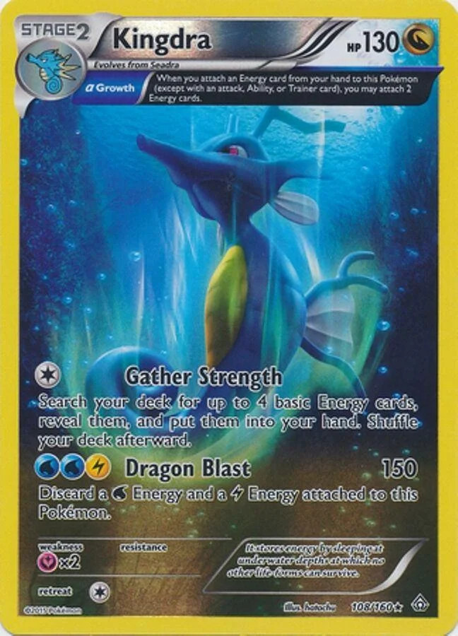 Kingdra #108 — Scontro Primordiale (Reverse Holo)
