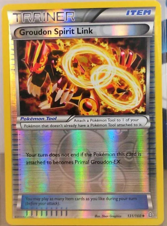 Elo Espiritual de Groudon #131 — Conflito Primitivo (Reverse Holo)