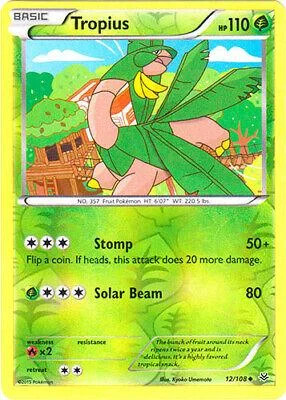 Tropius #12 — Furie Volanti (Reverse Holo)