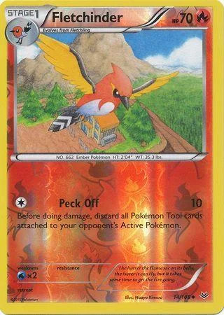 Fletchinder #14 — Cielos Rugientes (Reverse Holo)