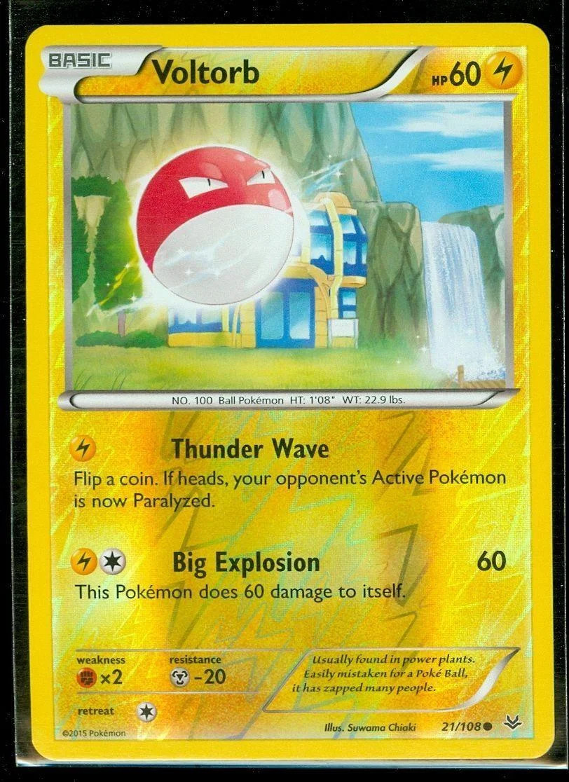 Voltorb #21 — Furie Volanti (Reverse Holo)