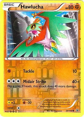 Hawlucha #39 — Cielos Rugientes (Reverse Holo)