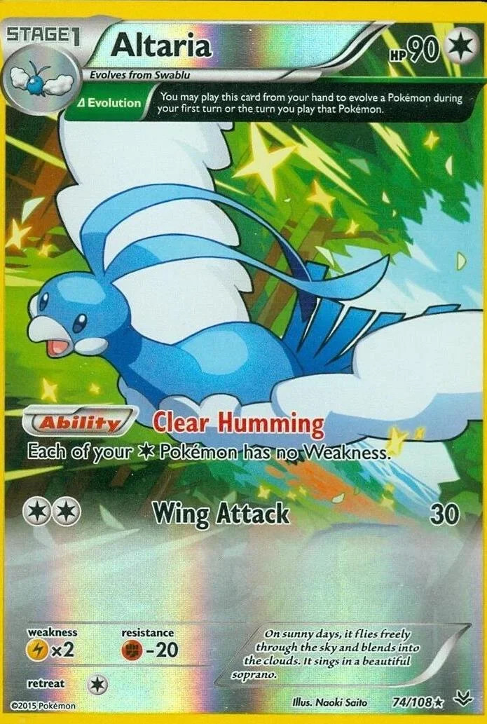 Altaria #74 — Furie Volanti (Reverse Holo)