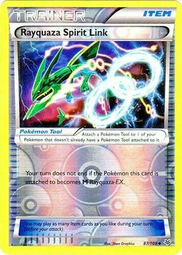 Elo Espiritual de Rayquaza #87 — Céus Estrondosos (Reverse Holo)