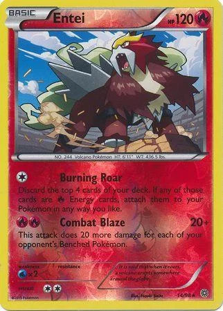Entei #14 — Ancient Origins (Reverse Holo)