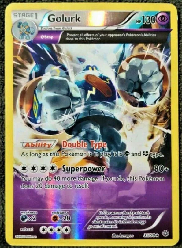 Golurk #35 — Antiguos Orígenes (Reverse Holo)