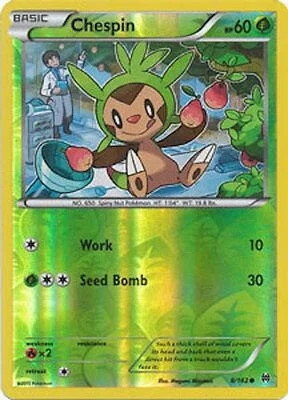 Chespin #8 — Turbo Impulso (Reverse Holo)