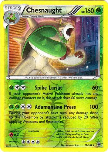 Chesnaught #11 — Turbo Revolução (Reverse Holo)